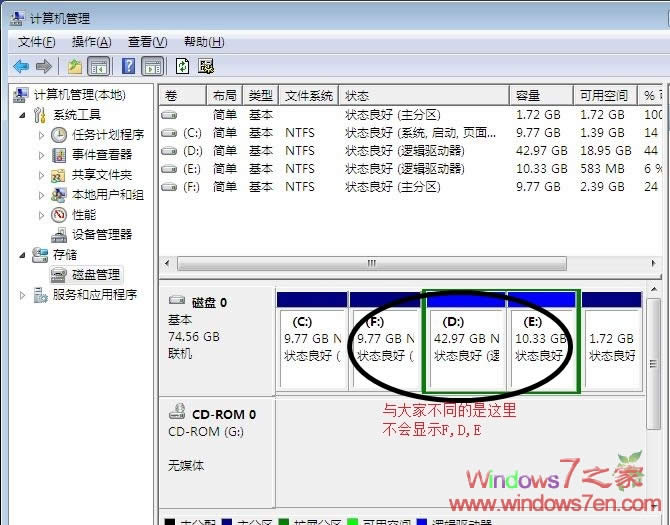 win7콢ذװD,E,Fȴ̲˵Ĵ